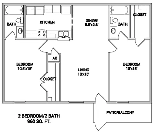 Floor plan 2-2