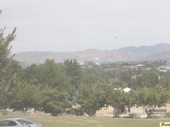 Mountain and city view from the window