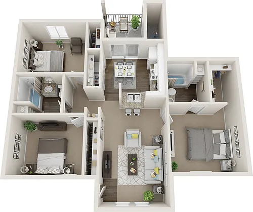 Floor plan Tierra 60%