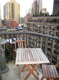 Large southern balcony