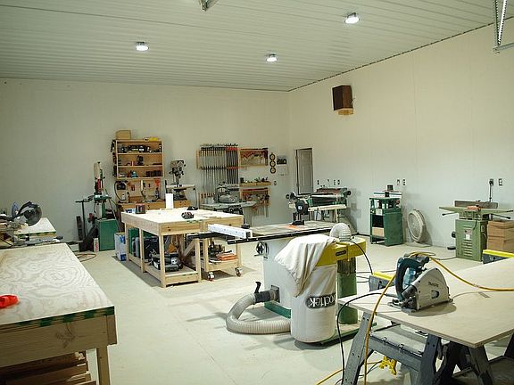 Workshop part of barn