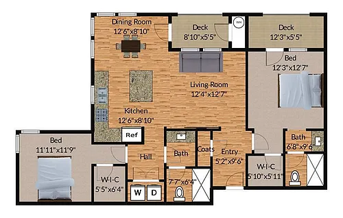 Floor plan 2C