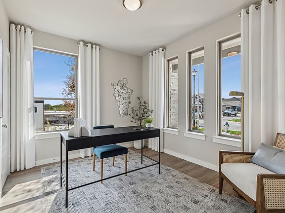 Study Home Office in the Wimbledon home plan by Trophy Signature Homes - REPRESENTATIVE PHOTO