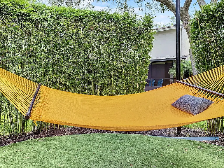 Lay back and soak in the sun at our hammock garden for divine moments of pure relaxation.