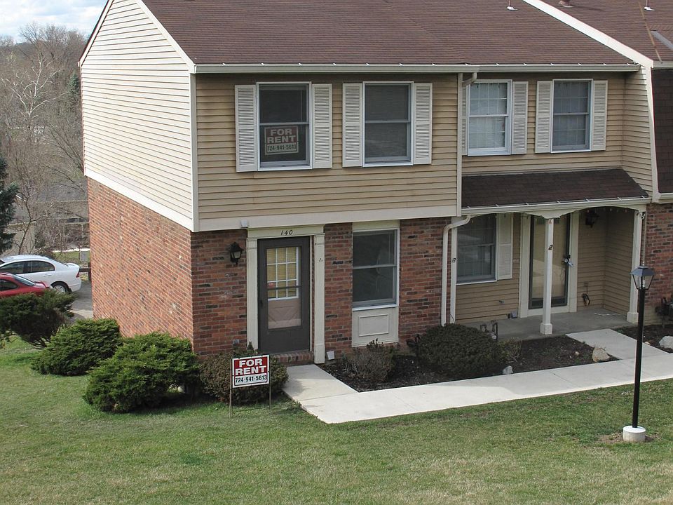 End unit with access to integral garage behind.