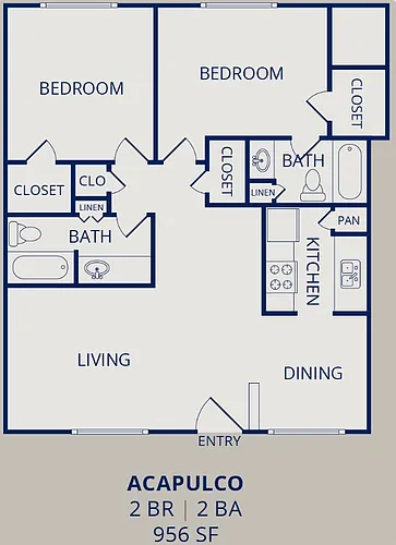 Floor plan Acapulco B2