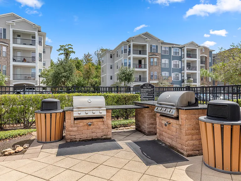 Fire up the grill and enjoy outdoor dining with friends.