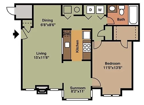 Floor plan B0