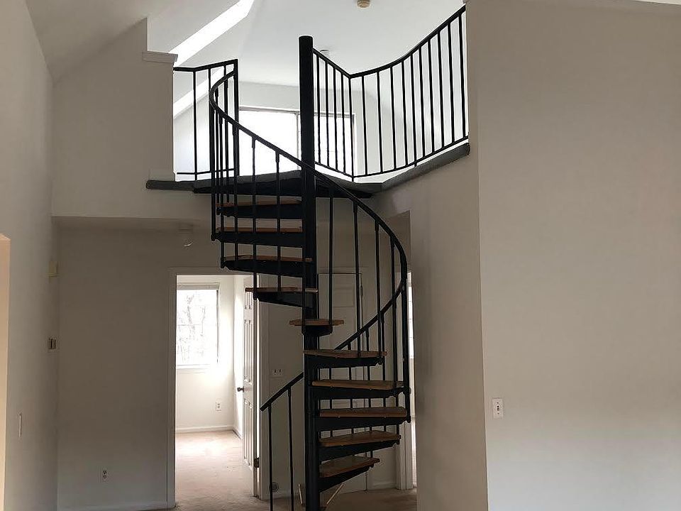view upon entering, small bedroom directly head, Master to the right, loft upstairs. You are standing in the Living Room, with cathedral ceiling