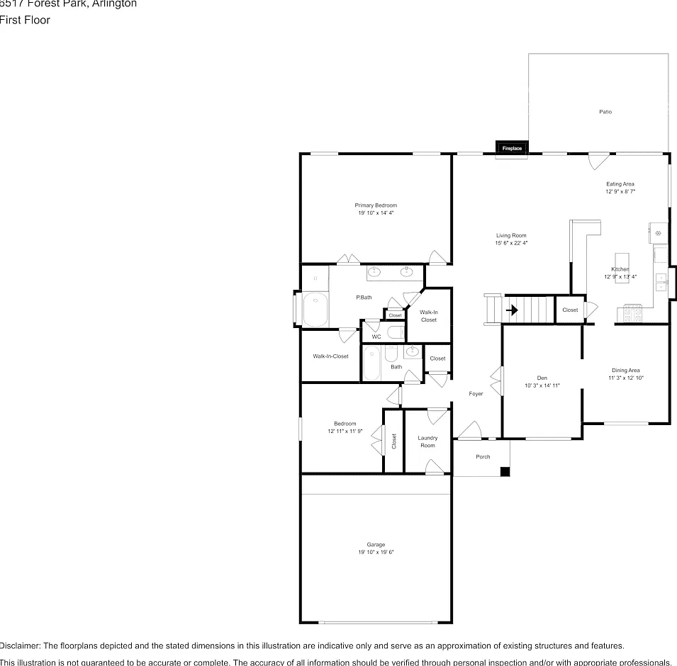 6517 Forest Park Arlington, TX 76001 — Photo 2