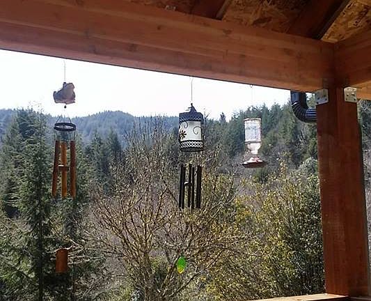 View off of porch