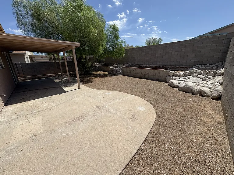 Extended patio