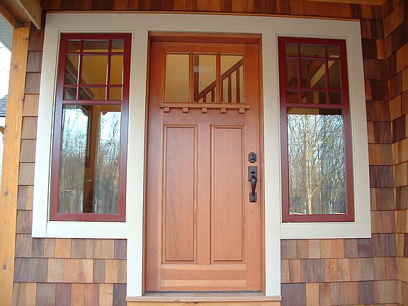 Covered Porch Front Entry