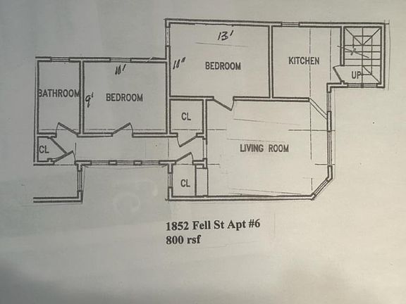 4th image of 1852 Fell St APT 6