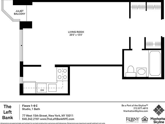 2nd image of 77 W 15th St #303