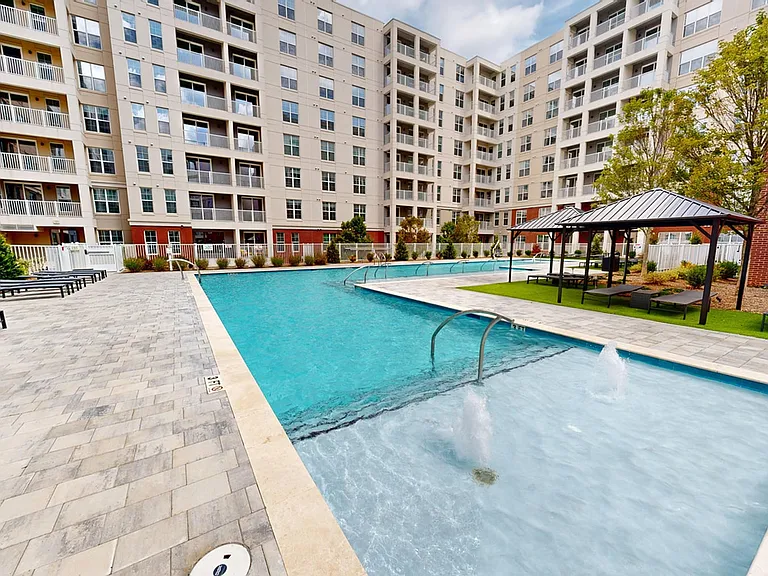 Resort-style pool at Triton Uptown
