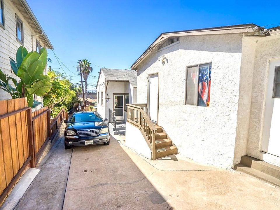 Street parking only. This parking is reserved for the 2-bedroom house in front of the property