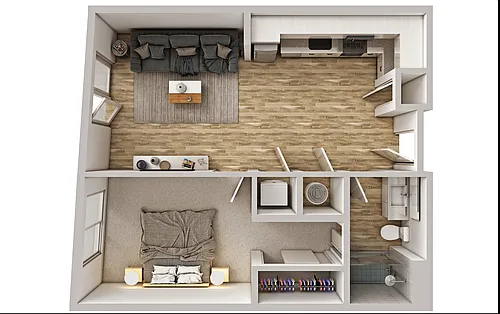 Floor plan Lofts - A4