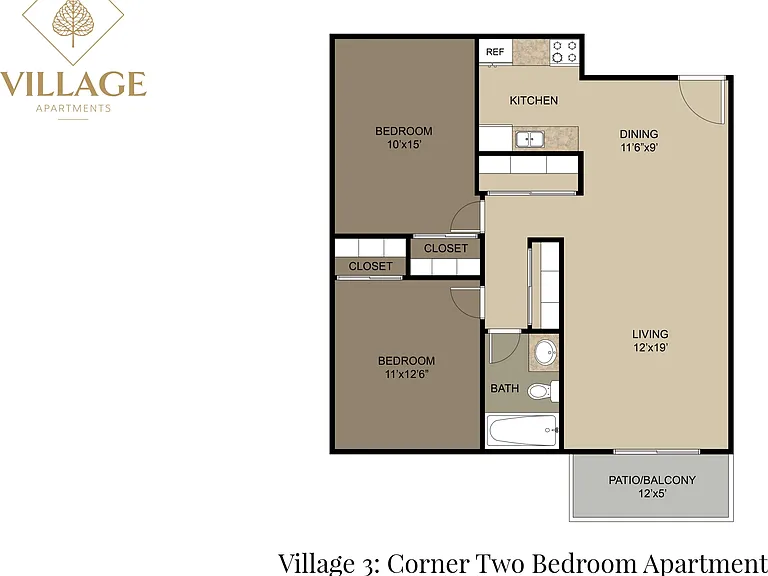 Village 3 Corner Two Bed