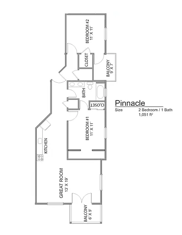 Floor plan Pinnacle