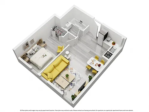 Floor plan 1 BED 1 BATH