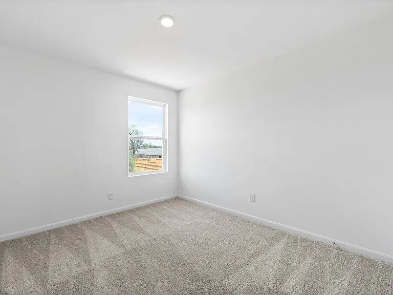 Lush carpet in the bedroom.