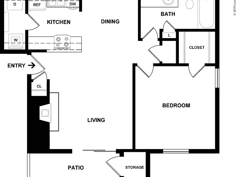 Hancock: Beds - 1: Baths - 1: SqFt Range - 660 to 660