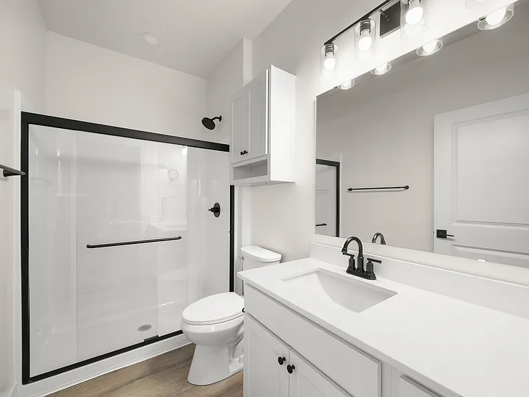Second bedroom's en-suite bathroom (2-bedroom floorplan)