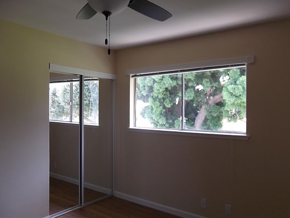 master bedroom, ceiling fan, 2 closets, quality laminate flo