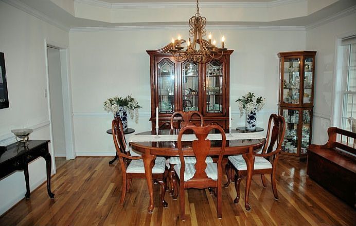 Dining Room Open to Foyer