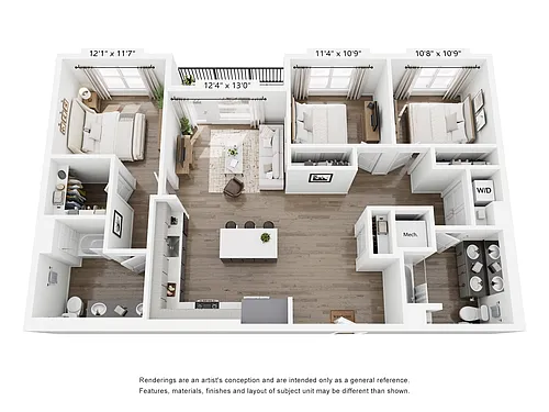 Floor plan C1