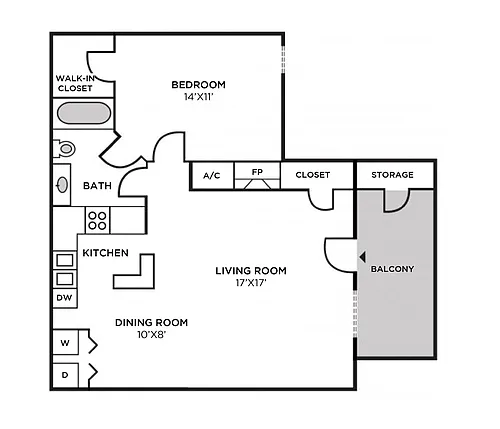 Floor plan Manchester Classic Interior