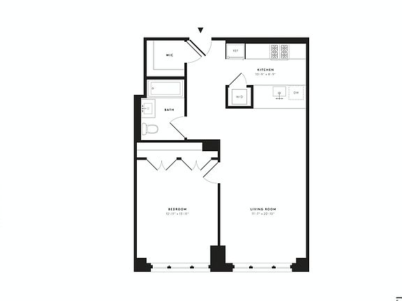 2nd image of 535 W 43rd St #7B