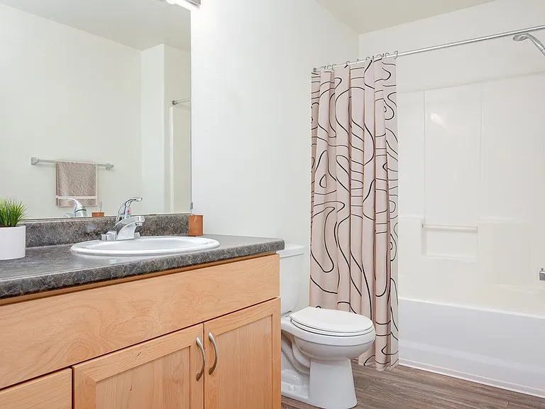 Meadow View Apartments | Two Bedroom Bathroom