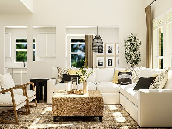 This incredible family room will quickly become everyone s favorite hangout!