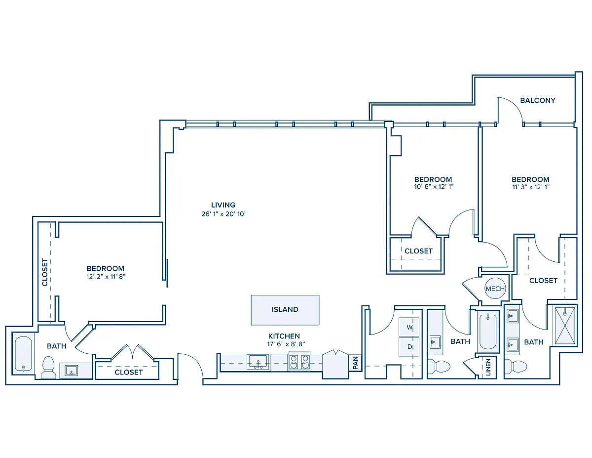 Floor plan C08 - Penthouse