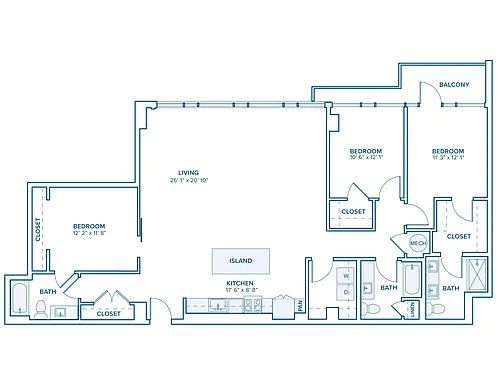 Floor plan C08 - Penthouse