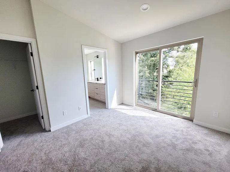 The Master bedroom suite