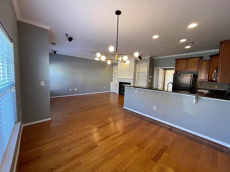 Living Area, Dining, Kitchen