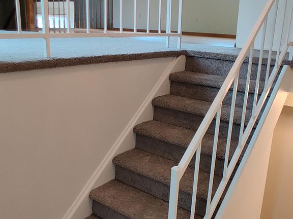 From front door to upstairs