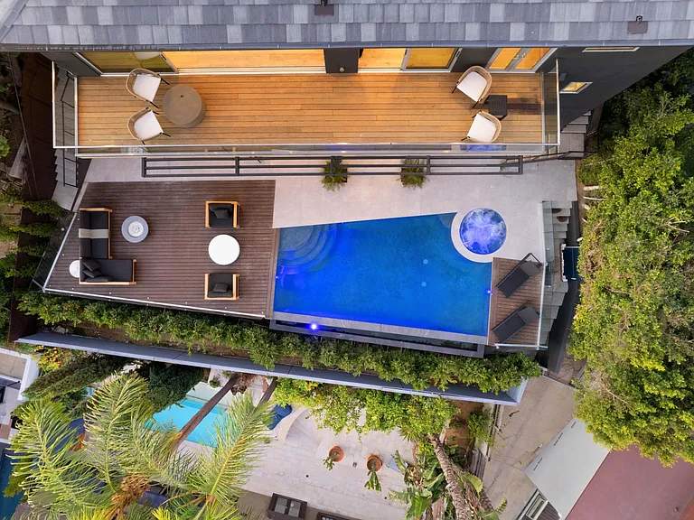 Aerial view of the spectacular villa