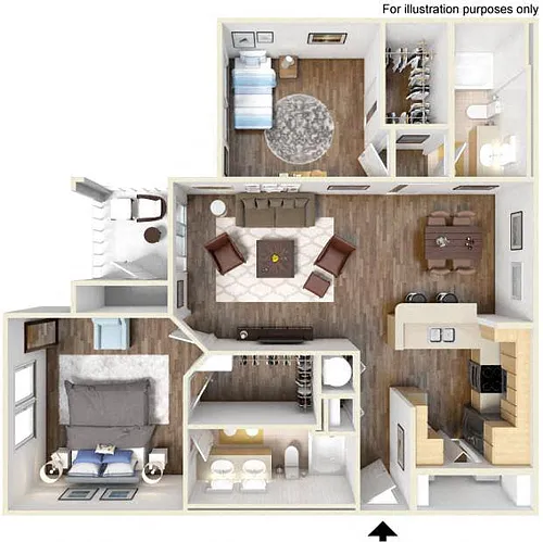 Floor plan The Live Oak
