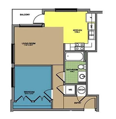 Floor plan Old Stone Row OS A9