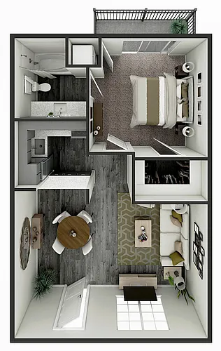 Floor plan A1R