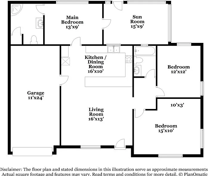 3 bed, 2.0 bath, 1007 sqft, $1,840 — Photo 2