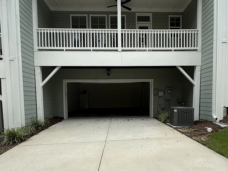 2-car garage in the back of the home.