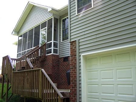 Rear from outside basement