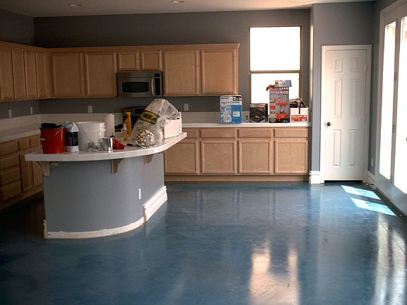 Kitchen (baseboard has been completed)