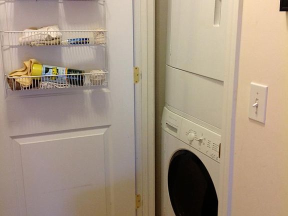 In unit washer and dryer