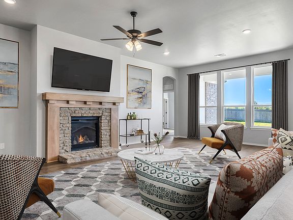 Living Room with Fireplace